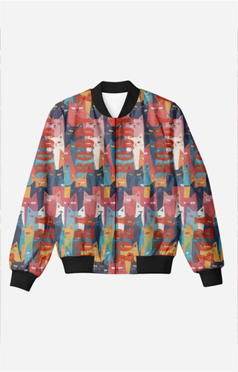 Cat Mob- Unisex Bomber Jacket