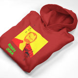 Steve- Unisex Hoodie in Red - Robby Zora Design Studio