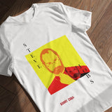 Steve- White Unisex tee - Robby Zora Design Studio